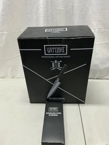 Yatoshi 15 Piece Knife Block Set - Pro Kitchen Knife Set Ult