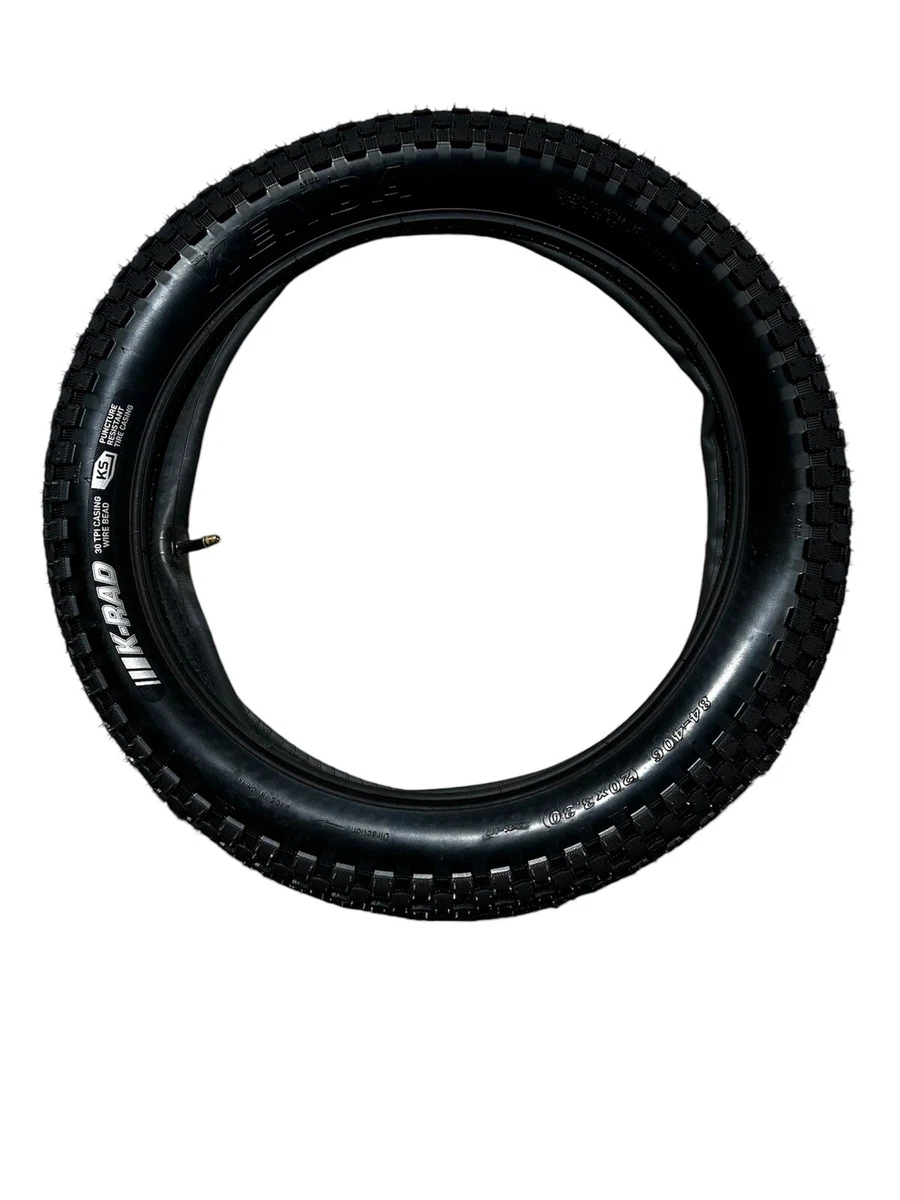 Neumáticos KENDA 20x1.95 Para Bicicleta De Montaña O BMX | Pack De 2, Negros, Nuevos | Rodaje Suave