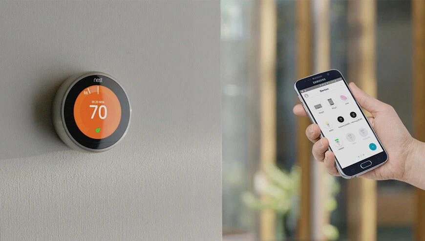 Certified: Google Nest 3rd Gen Learning Thermostat - T3007ES Stainless Steel: /X