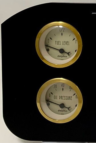 1955 1956 1957 1956 1959 GMC 6 Gauge Dash Panel Insert Cluster Set - Picture 2 of 9