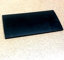 Neoprene Rubber Sheet Solid 1/4" Thk x 6" W x 12" L Rect Strip 60 Duro Std   