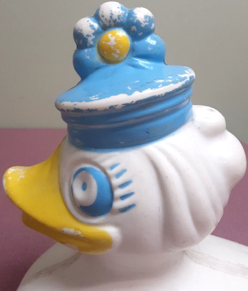 Difícil de Encontrar Raro DE COLECCIÓN Juguete Gerber Plástico Patos Madre Pato y 1 Patito PRE-USADO Foto 4 de 4