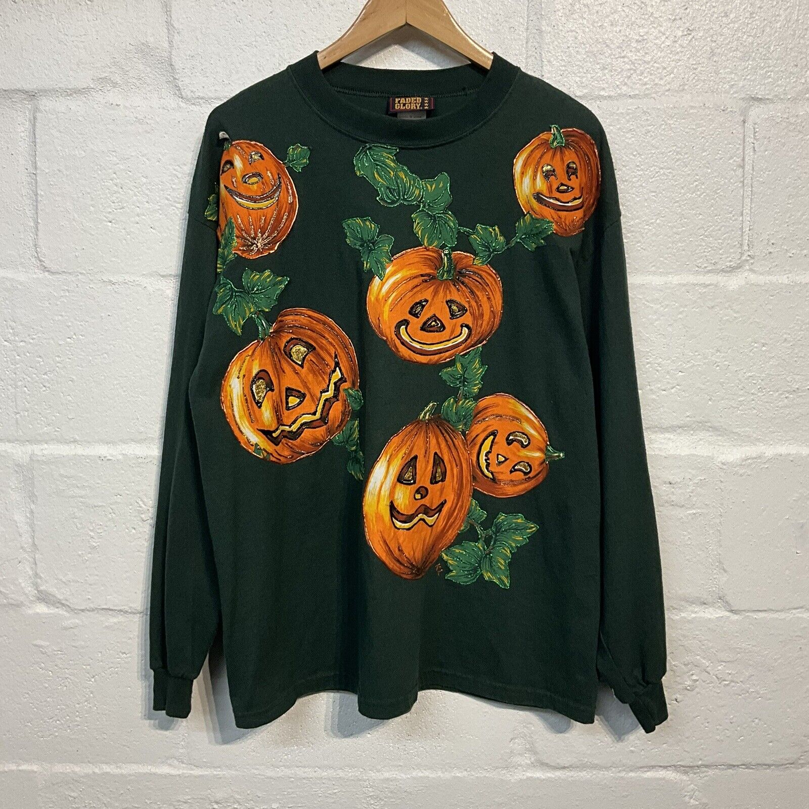 Vintage Faded Glory Halloween Shirt - USA Made - … - image 7
