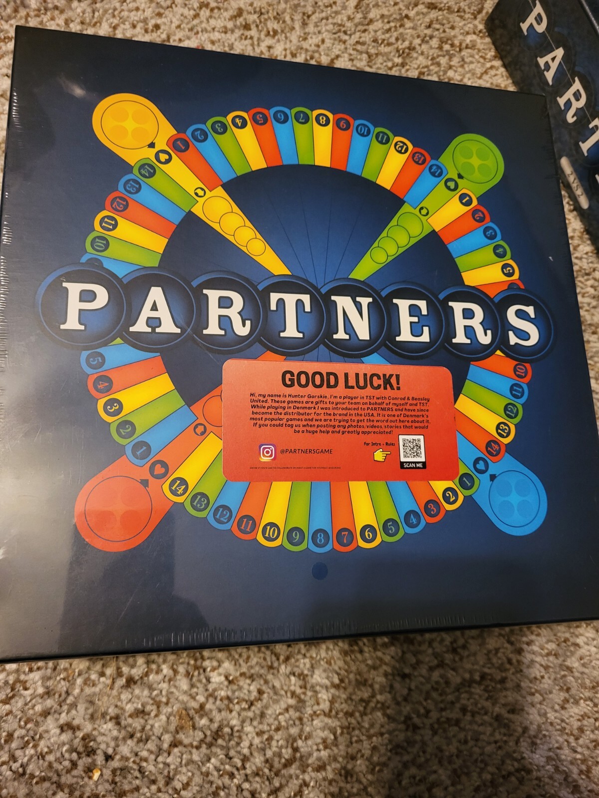 Partners Board Game 2v2 Player Strategy Board Game Brand New still