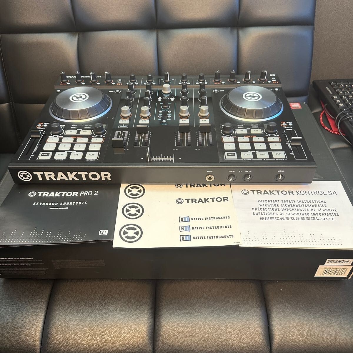 Native Instruments Traktor Kontrol S4 MK2 DJ Controller w/ Adapter