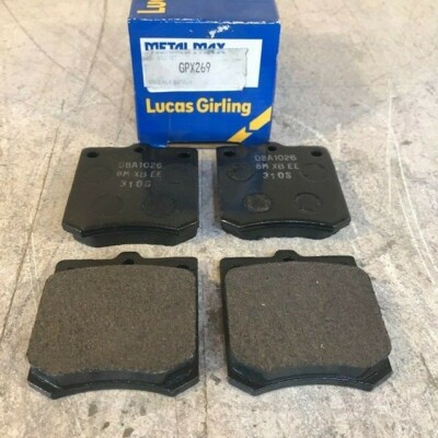 Lucas Girling Front Disc Brake Pad Set - GPX269 / DB1026 - Fits Isuzu & Others