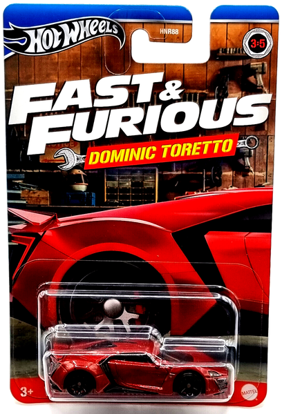 Hot Wheels Fast & Furious Dominic Toretto Car W Motors Lykan Hypersport 3/5-image