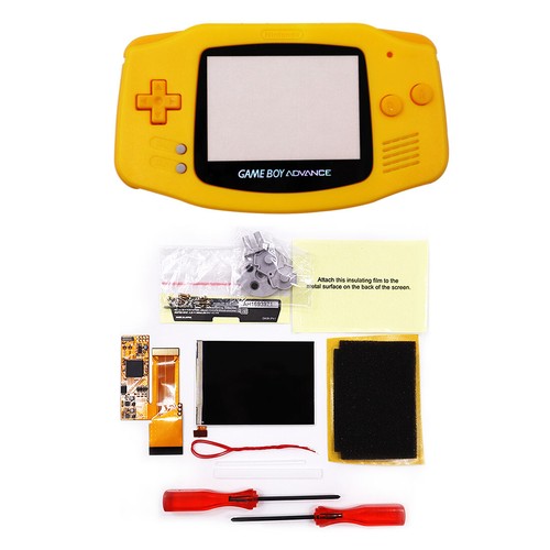 Display IPS Backlight LCD V2 Mod Kit Für GameBoy Advance GBA Pre-cut Shell - Picture 28 of 41