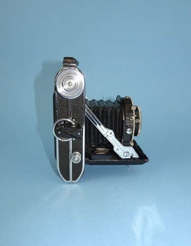 Macchina fotografica pieghevole Balda Baldax 6 x 4,5 cm pre seconda guerra mondiale. Obiettivo Xenar f/2.9875mm. Quasi come nuovo - Foto 12 di 14