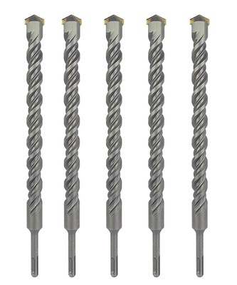 SDS-Plus Drill Bit Set 23/32''x8'' Rotary Hammer Carbide Tip Drill Mason Rock-5Pcs