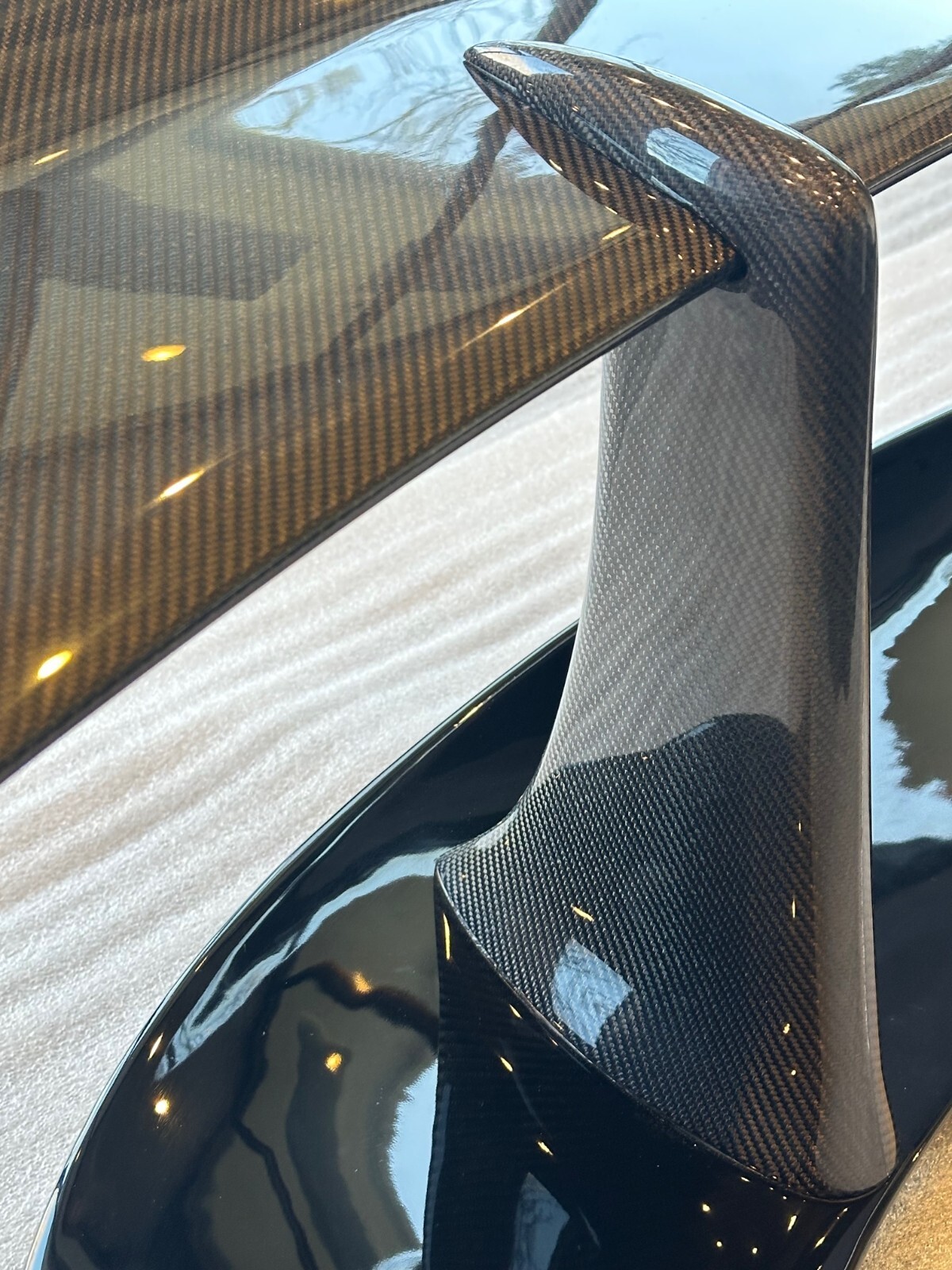 McLaren 720s, Carbon Fiber Rear Spoiler Fixed Wing, Aftermarket