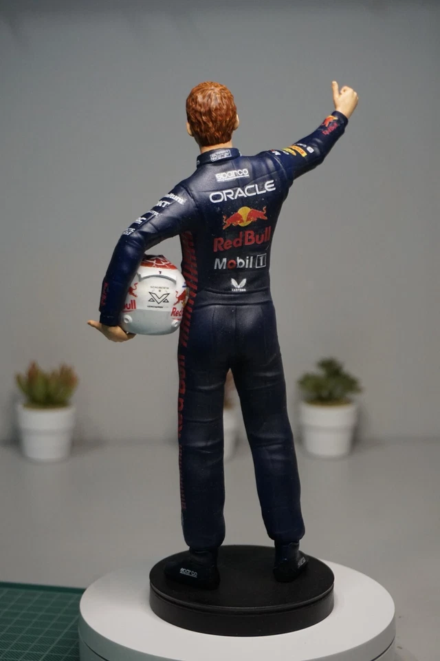 1:8 Scale Max Verstapen Style Figure for  F1 Formula 1 Red Bull Fans 230mm High - Image 3 of 4
