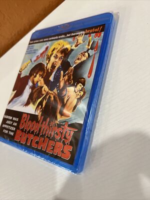 BLOODTHIRSTY BUTCHERS (1970) BLU-RAY CODE RED BRAND NEW OOP
