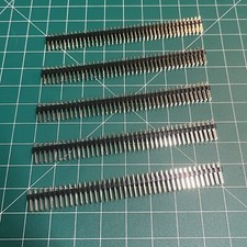 5 Pieces 2x40 Male Breakaway Pin Header 80 Pin 2.54mm