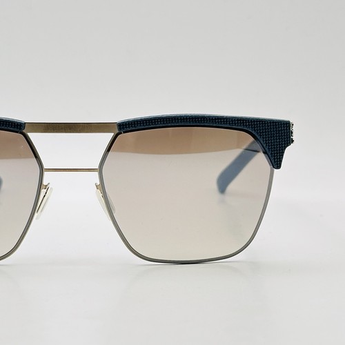 IC Berlin Sunglasses Men Women Square Blue Bronze Model Metropolis NEW - Picture 3 of 11