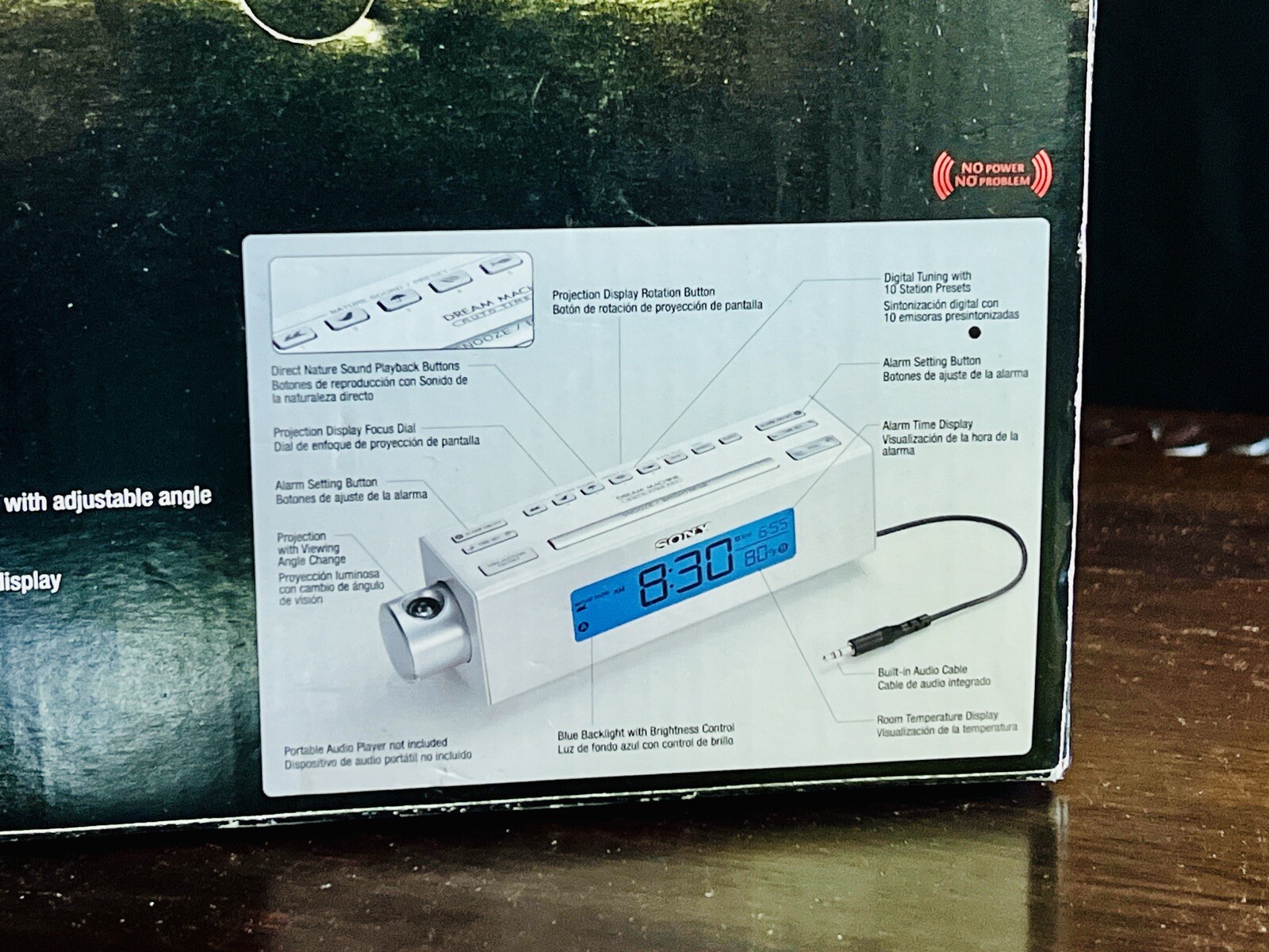 New Sony Dream Machine ICFC717PJ Alarm Clock Noise Machine Open Box eBay