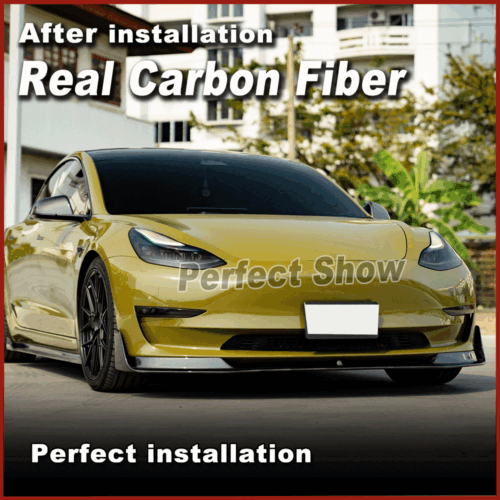 Alerón delantero de carbono para Tesla Model 3 2017-2023 - Imagen 3 de 15