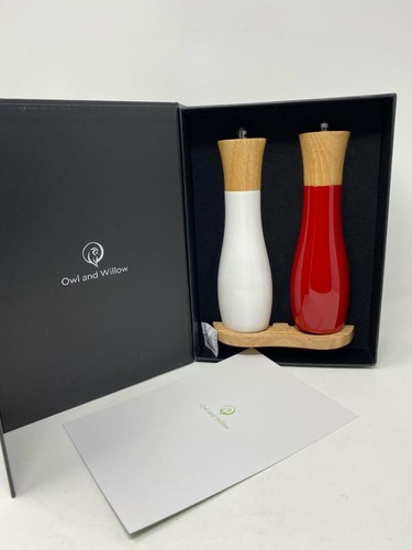 owl and willow salt and pepper grinders