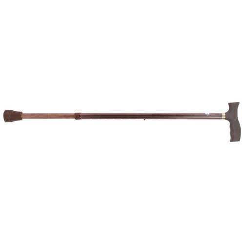 Aluminium Walking Stick Straight Neck Medium Height Adjustable 61-97.5cm/24-38in - Picture 12 of 13
