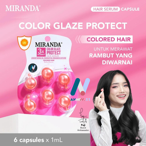 MIRANDA Hair Serum Color Glaze Protect Colored Hair Coconut Oil Nourish Shiny 6X - Picture 7 of 15
