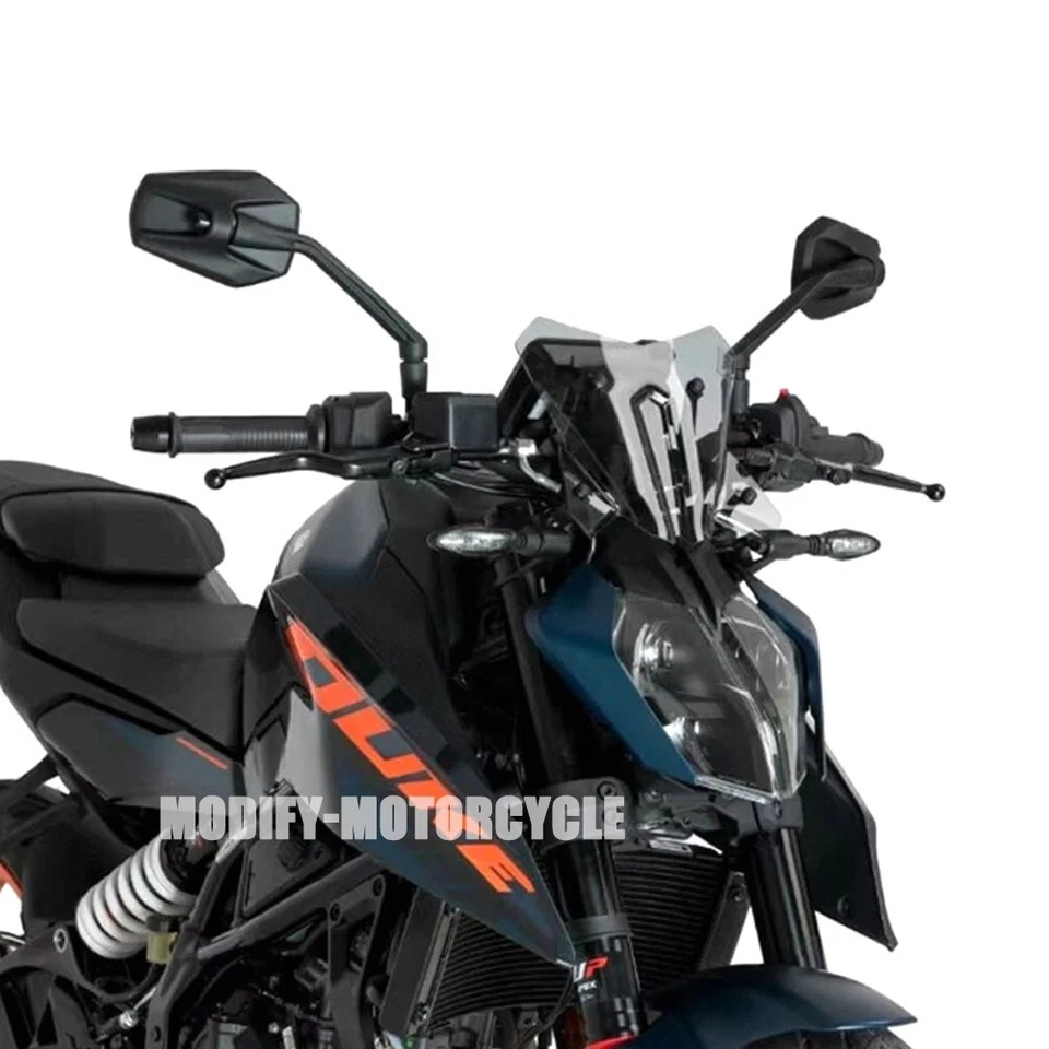 390 Duke Orange Touring Screen Windshield Deflector For KTM 390 Duke 2024 2025 - Image 2 of 4