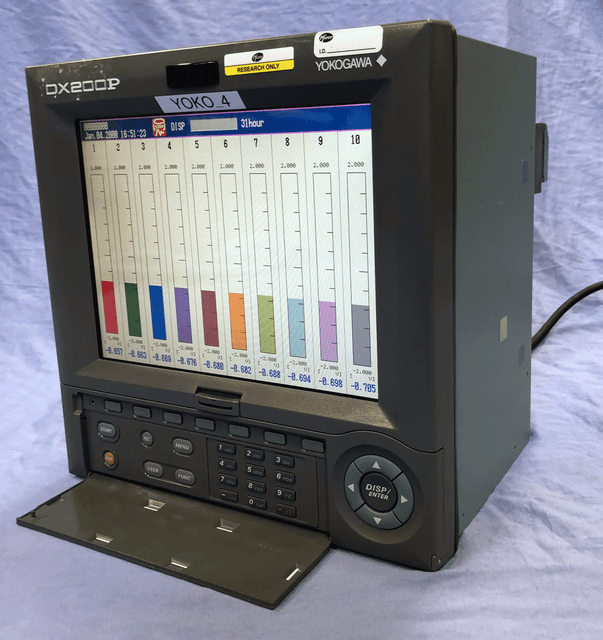 Yokogawa Daqstation DX200P32 8Channel Digital Panel Paperless DAQ