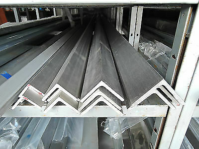 Edelstahl Winkel roh bis 150cm V2A 1.4301 L-Profil Winkeleisen Winkelstahl - Bild 2 von 2