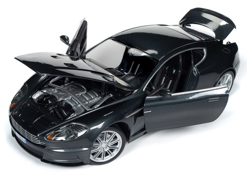 ASTON MARTIN DBS PLATA QUANTUM OF SOLACE JAMES BOND 1:18 AUTOWORLD AWSS123 - Imagen 6 de 11