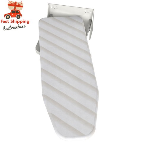 Wall-Mounted 180° Swivel Foldable Space Saving Ironing Board Household White USA - Picture 4 of 11