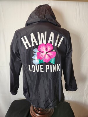 🔥🚨Vintage Womens Victoria Secret Pink Hawaii Windbreaker