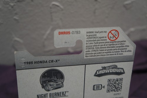 2015 Hot Wheels ‘85 Honda CRX NIGHT BURNERZ 5/10 RED - Picture 9 of 10