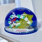 Usa Roadtrip Vintage 1980s Virginia Snow Globe Snowdome Snowglobe