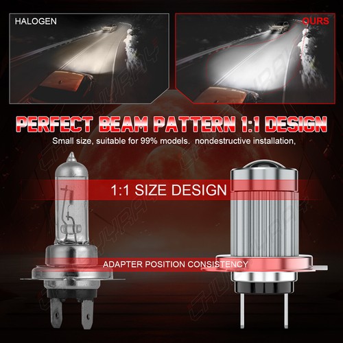 Per Ford Mondeo 2013-2023 Kit 2x Lampadine Faro Led Bianco H7 6000K Faro Immerso - Foto 10 di 14
