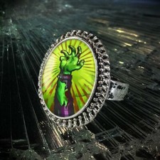 Walking Dead Zombie Horror Handmade Adjustable Ring