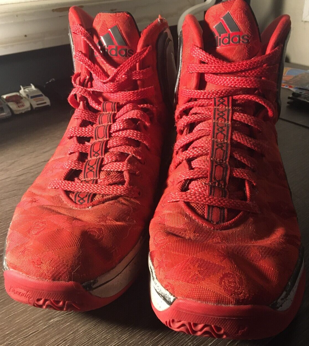 Mens Adidas D Rose 5 Boost Basketball Shoes Size 12 (Red  display picture 2