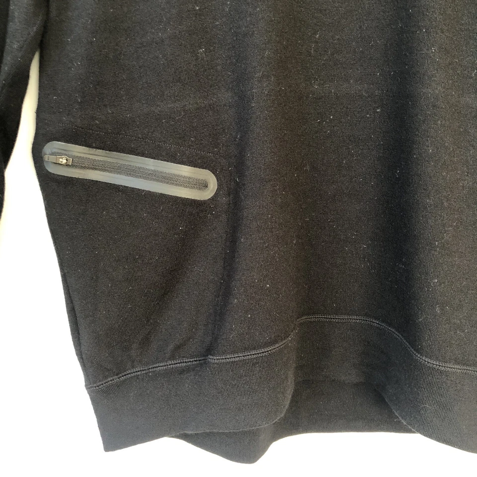 Mons Royale Mujer Cortina Cuello Alto 100% Merino Capa Base Top Exterior Talla M Foto 4 de 4