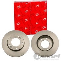 2X Trw Bremsscheiben 302Mm BelÜFtet Vorne Passend FÜR Kia Sorento | DF6081S