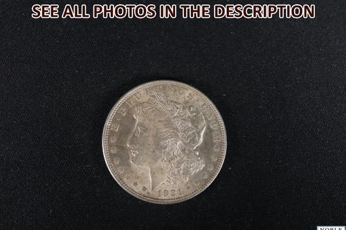 NobleSpirit (JL) Choice BU 1921 Morgan Silver Dollar Dark Toning