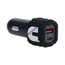 Cummins CMN35450 32 Watt Dual Port Car Dc Charger