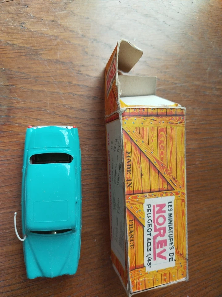 Norev Peugeot 403 Châssis Métal Boite origine Français Modèle Réduit  - Photo 4/4