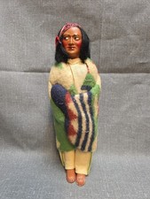 Vintage Native Skookum America Bully Good Indian Doll 9.5"