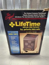 Cermic Heater Lifetime Del-Rain Disc Furnace 1500V vintage LOOK! Ships FAST!