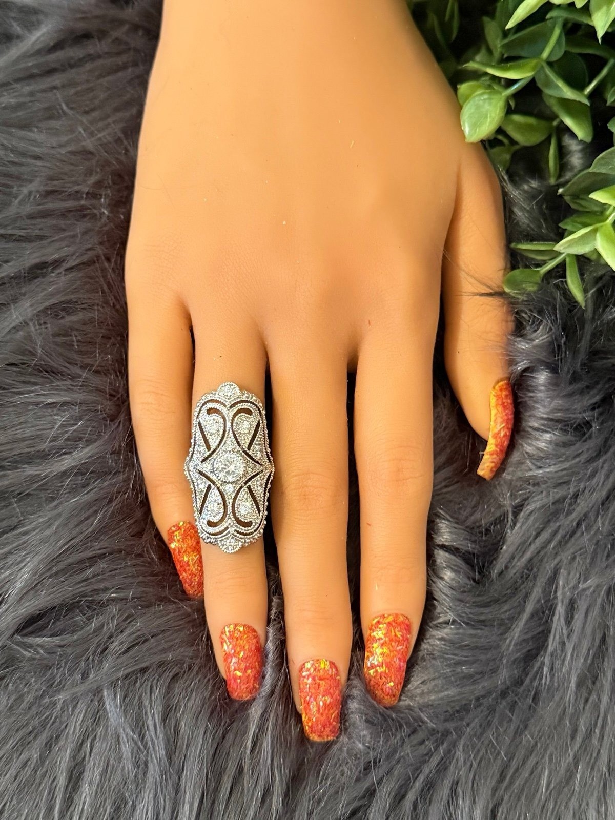 Victorian Style Statement Ring - image 7