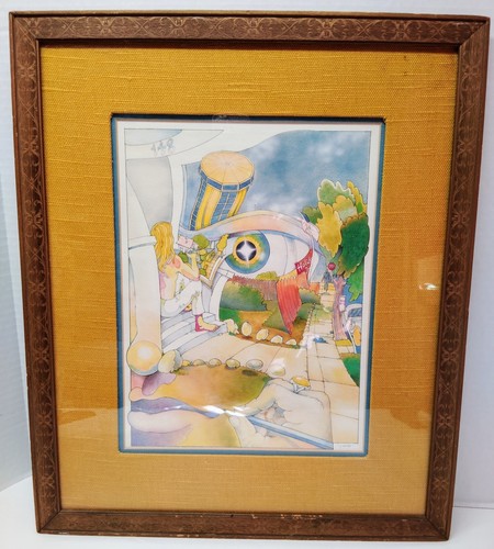 C.1978 Terry Lamb Original Drawing For Phycology Today Magazine Many Attributes