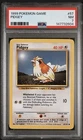 1999 Pokemon Game Base Set PIDGEY 57/102 PSA 7