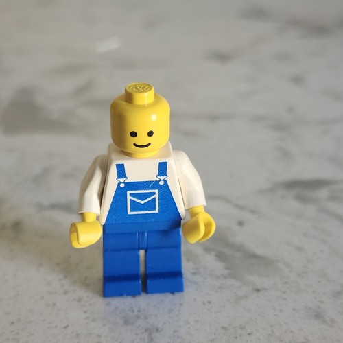 Vintage Lego Minifigure Blue Coveralls - Picture 2 of 5