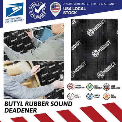 26sqft Sound Deadening Proofing Mat Butyl Car Van Audio Panel Vibration Damping