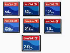 Sandisk 64M 256M 512M 1GB CF Compact Flash Card 1GB CF Memory card SDCFJ/SDCFB
