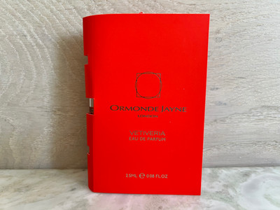 NEW RELEASE! Ormonde Jayne London Vetiveria Eau De Parfum 2.5ml Sample Spray