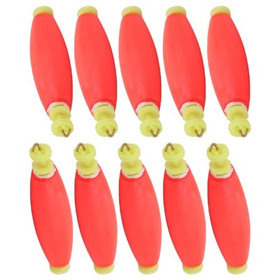10x EVA Fishing Foam Spring Float Bobber MultiPurpose Fish Feed Baits Oval SET